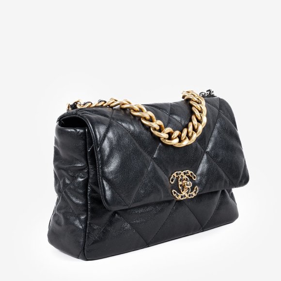 Chanel 19 Black Large - Picture 2 of 14